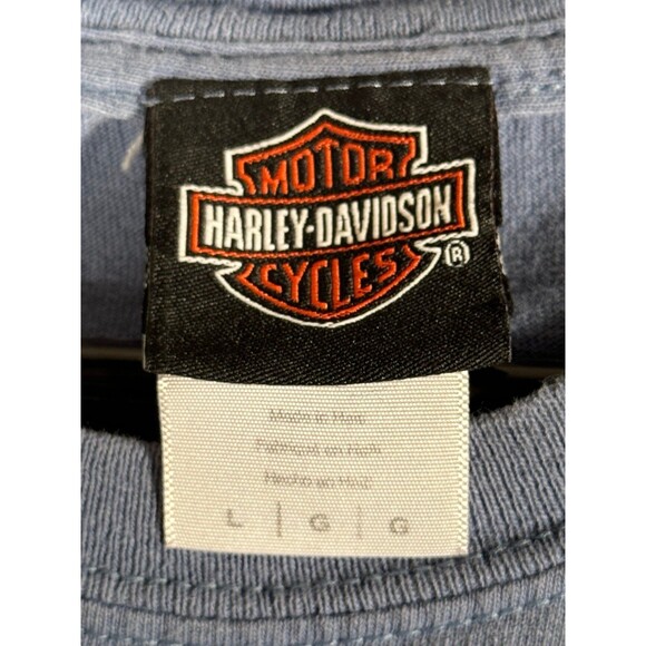 Vintage Harley Davidson Motorcycles Bahamas Paradise Shirt Large L - Picture 5 of 9